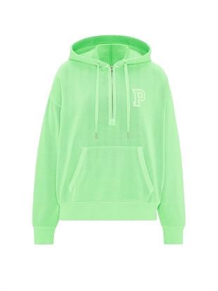 Ivy Yarım Fermuarlı Kapüşonlu Sweatshirt