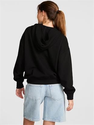 Ivy Yarım Fermuarlı Kapüşonlu Sweatshirt