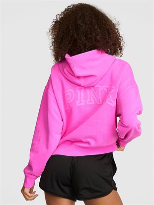 Ivy Yarım Fermuarlı Kapüşonlu Sweatshirt