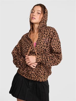 Ivy Yarım Fermuarlı Kapüşonlu Sweatshirt