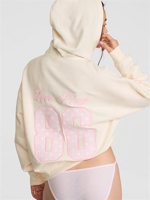 Ivy Yarım Fermuarlı Kapüşonlu Sweatshirt