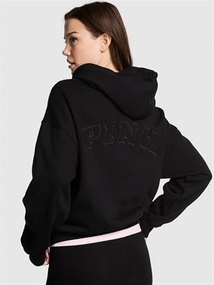 Ivy Yarım Fermuarlı Kapüşonlu Sweatshirt