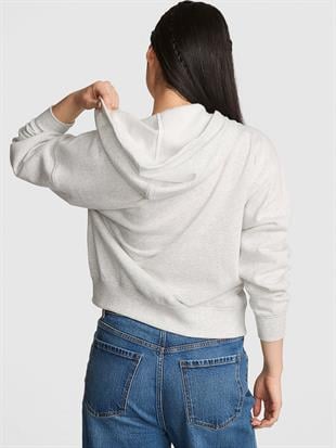 Ivy Yarım Fermuarlı Kapüşonlu Sweatshirt