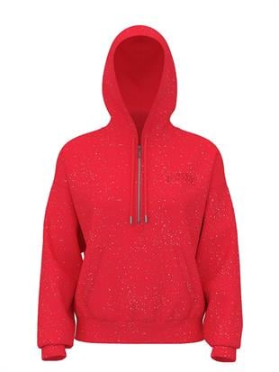 Ivy Yarım Fermuarlı Kapüşonlu Üst