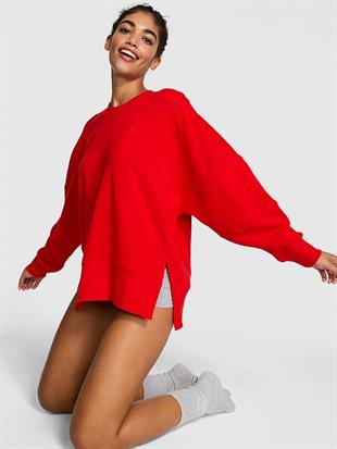 Ivy Yırtmaçlı Oversize Sweatshirt