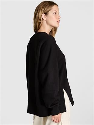 Ivy Yırtmaçlı Oversize Sweatshirt