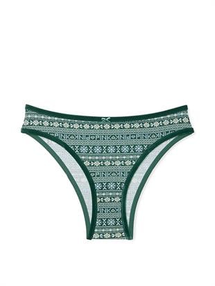 Kadife Kenarlı Pamuklu Cheeky Külot