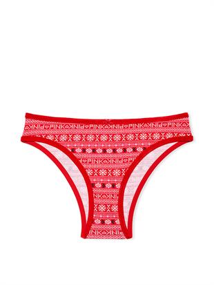 Kadife Kenarlı Pamuklu Cheeky Külot