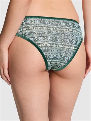 Kadife Kenarlı Pamuklu Cheeky Külot