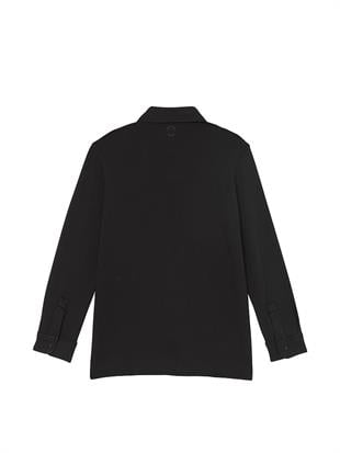 Kalın Pamuklu Polar Oversize Gömlek