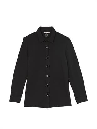 Kalın Pamuklu Polar Oversize Gömlek