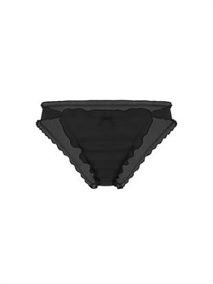 Kalpli Şifon Bikini Külot