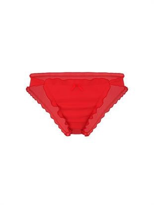 Kalpli Şifon Bikini Külot