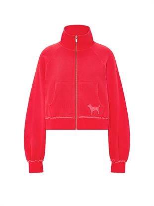 Kampüs Dik Yaka Fermuarlı Sweatshirt