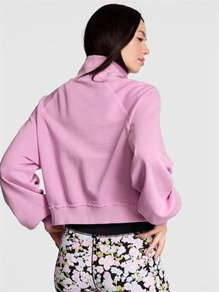 Kampüs Dik Yaka Fermuarlı Sweatshirt