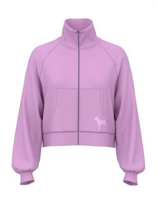 Kampüs Dik Yaka Fermuarlı Sweatshirt