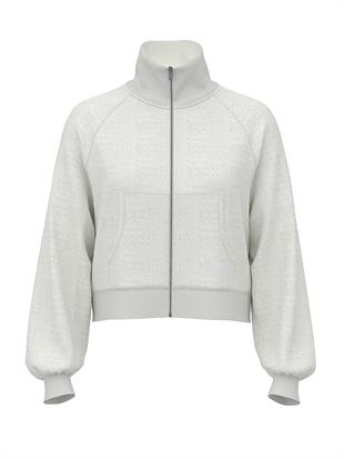 Kampüs Dik Yaka Fermuarlı Sweatshirt