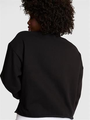 Kampüs Fermuarlı Balıkçı Yaka Sweatshirt