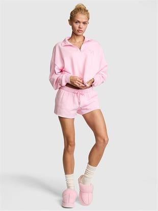 Kampüs Fermuarlı Balıkçı Yaka Sweatshirt