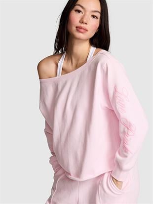 Kampüs Omzu Açık Sweatshirt