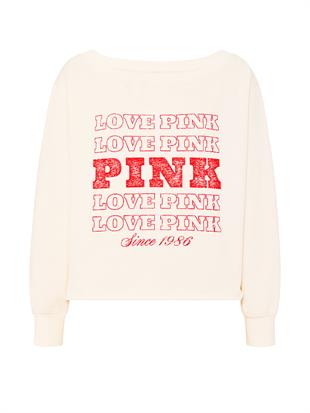 Kampüs Omzu Açık Sweatshirt