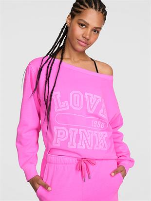 Kampüs Omzu Açık Sweatshirt