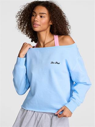 Kampüs Omzu Açık Sweatshirt