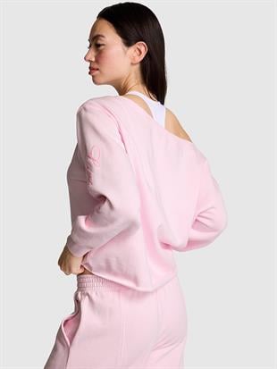 Kampüs Omzu Açık Sweatshirt