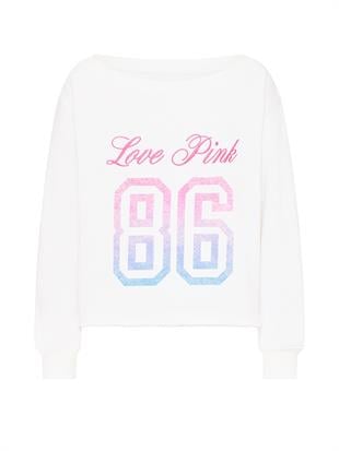 Kampüs Omzu Açık Sweatshirt