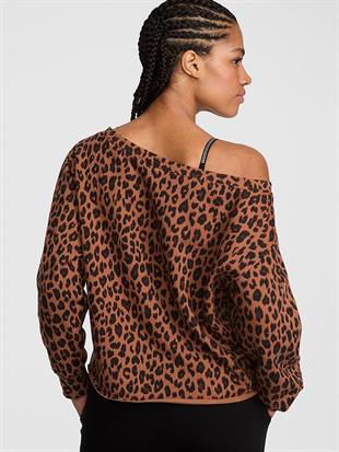 Kampüs Omzu Açık Sweatshirt