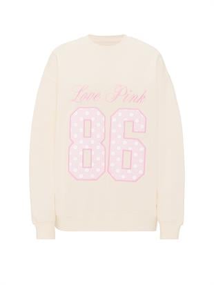Kampüs Omzu Açık Sweatshirt