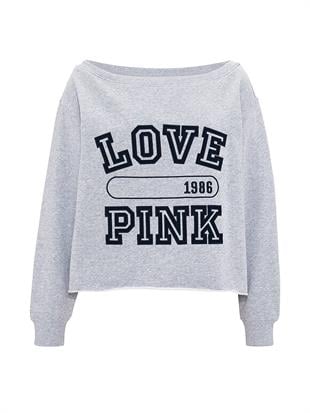 Kampüs Omzu Açık Sweatshirt