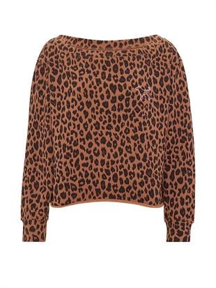 Kampüs Omzu Açık Sweatshirt