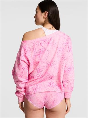 Kampüs Omzu Açık Sweatshirt