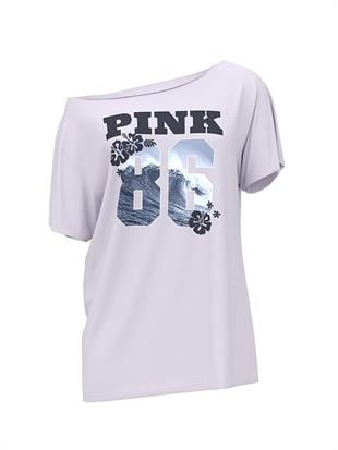 Kampüs Omzu Açık Tişört