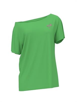 Kampüs Omzu Açık Tişört