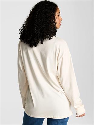 Kampüs Pamuklu Uzun Kollu Tişört