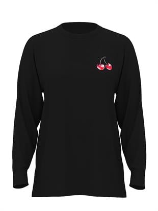 Kampüs Pamuklu Uzun Kollu Tişört