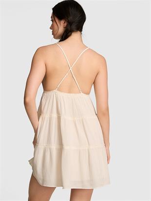 Katlı Mini Elbise