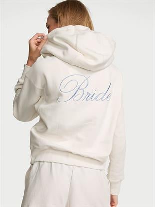 Klasik Fermuarlı Kapüşonlu Sweatshirt