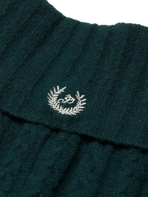 Kolej Örgü Beli Katlanabilen İspanyol Paça Pantolon