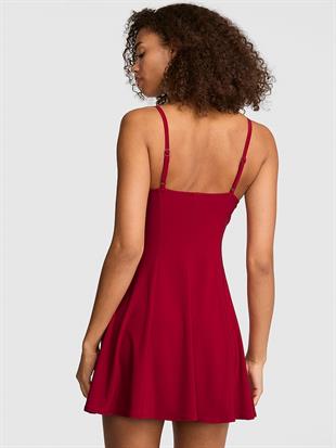 Korse Detaylı Esnek Mini Elbise