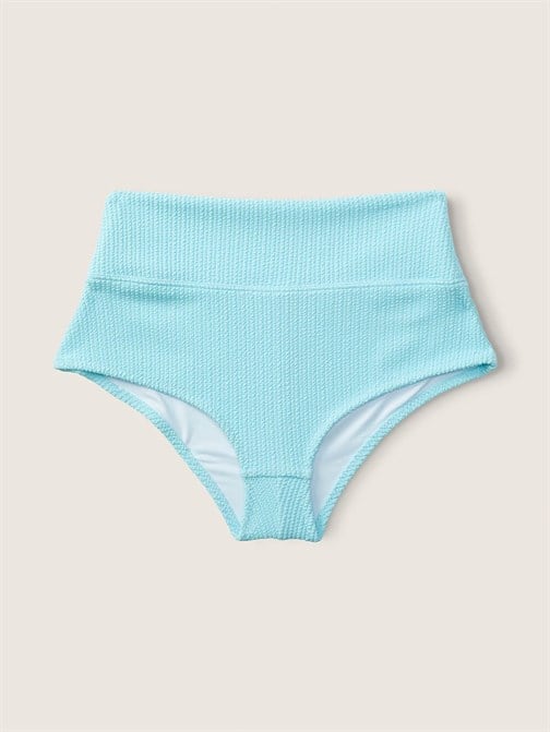 Krinkıl Kumaş Yüksek Bel Shortie Bikini Altı