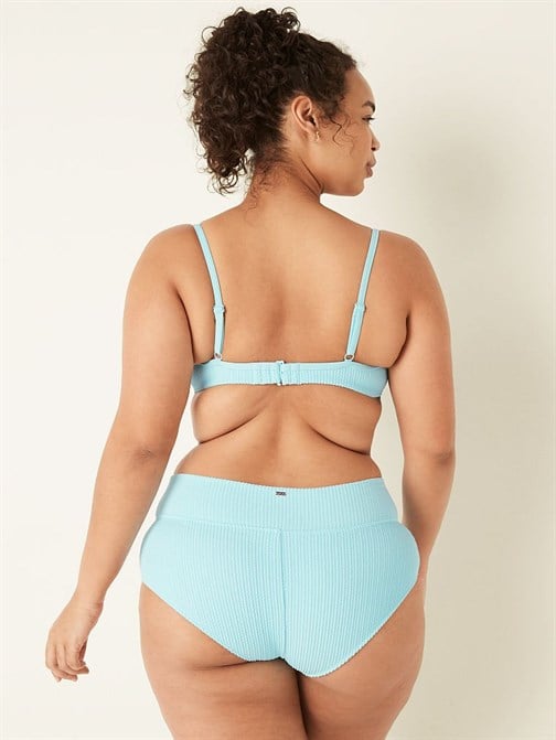 Krinkıl Kumaş Yüksek Bel Shortie Bikini Altı
