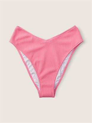 Krinkle Yüksek Bel Cheeky Bikini Altı