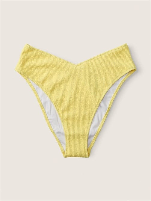Krinkle Yüksek Bel Cheeky Bikini Altı