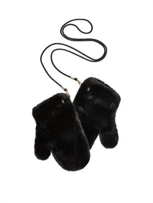 Kürk Görünümlü Eldivenler