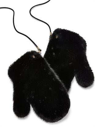 Kürk Görünümlü Eldivenler