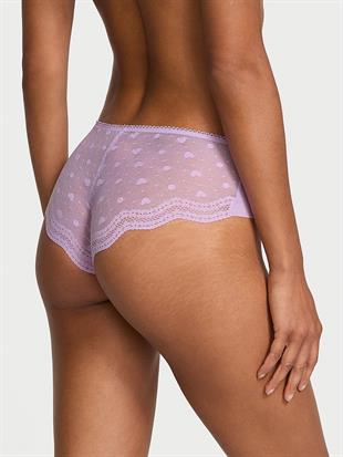 Lazer Kesim Arkası Dantelli Cheeky Külot