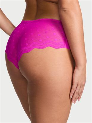 Lazer Kesim Arkası Dantelli Cheeky Külot